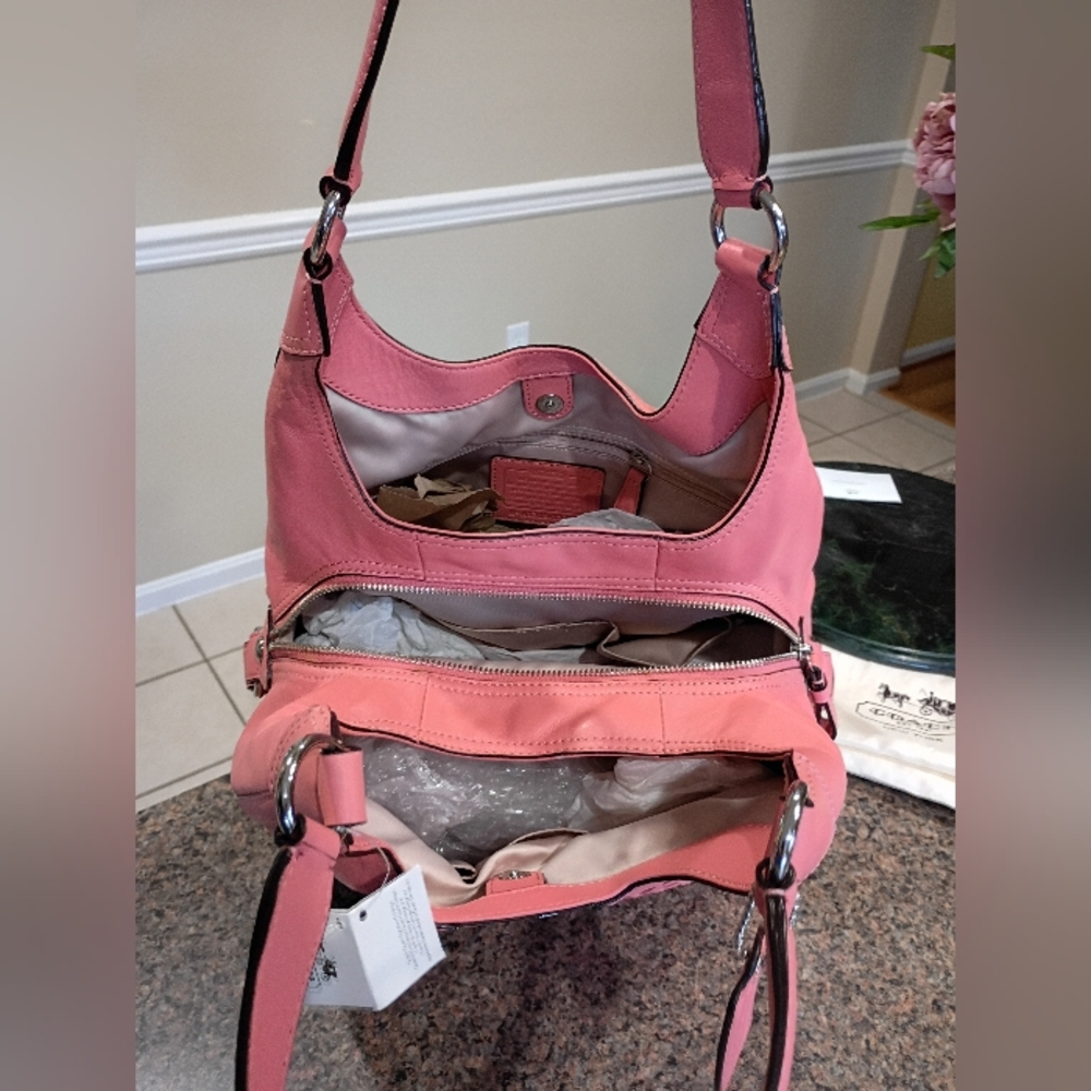 NWT Coach Maggie Madison Woven Leather Bag - Picture 16 of 16